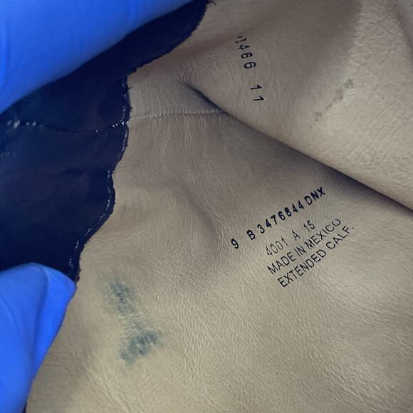 Vintage White Label FRYE Tall Brown Leather Riding Boots Womens Size 9B Preowned - Picture 6 of 7